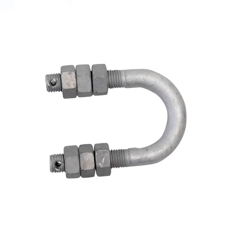 U-Bolt UB30 High-quality u-bolts for power linesHot-dipped galvanized electrical fittings